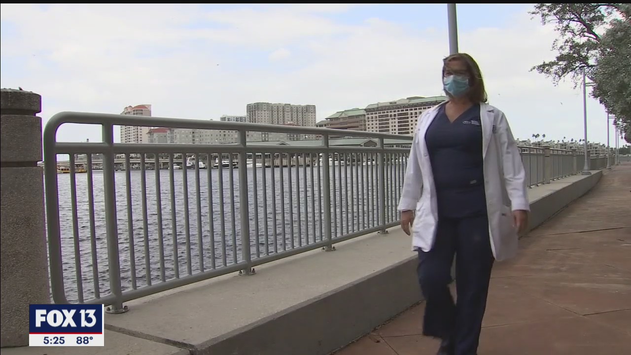 Nurse walks for her patients and her own journey