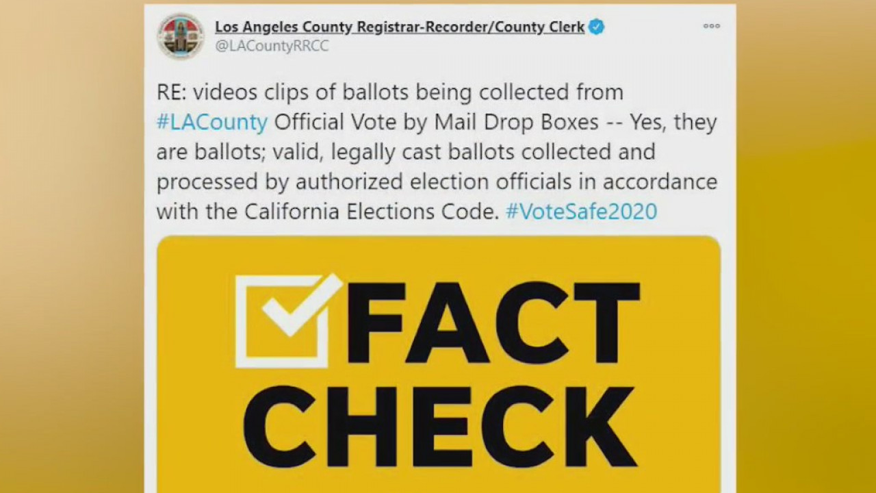 President Trump falsely claims fraud in LA elections