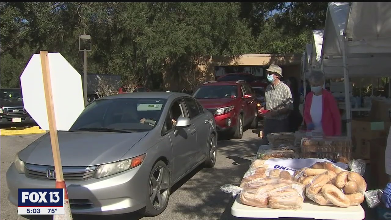 Food lines lengthen as holidays near