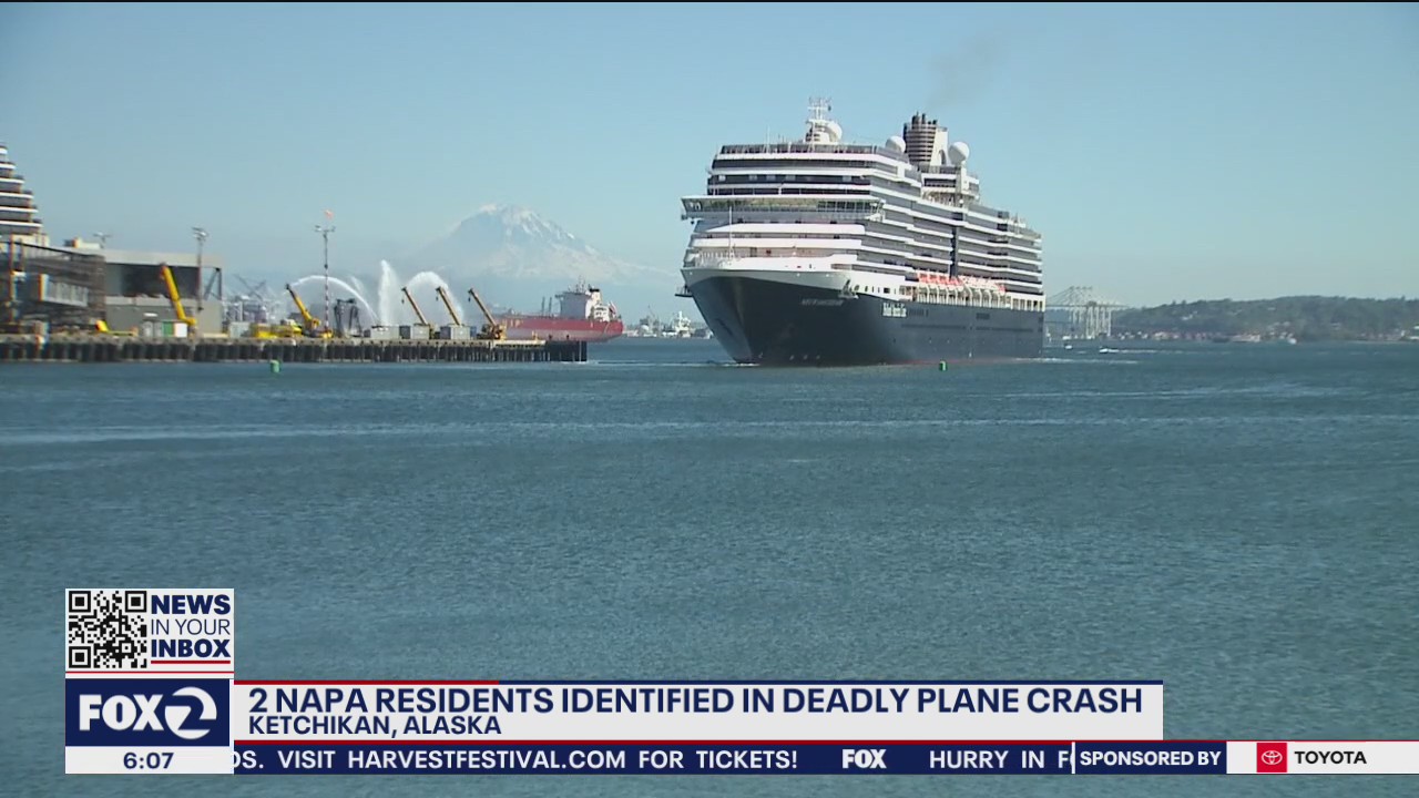 Residents from Napa identified in deadly plane crash in Alaska