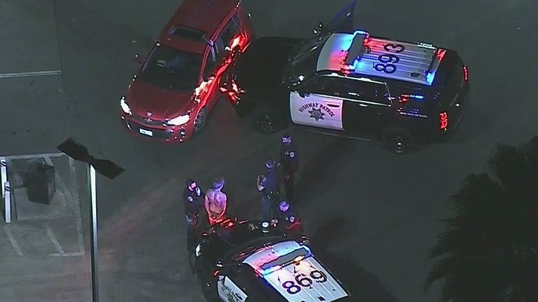 Suspected reckless driver in custody after leading CHP on chase that ended in a minor crash