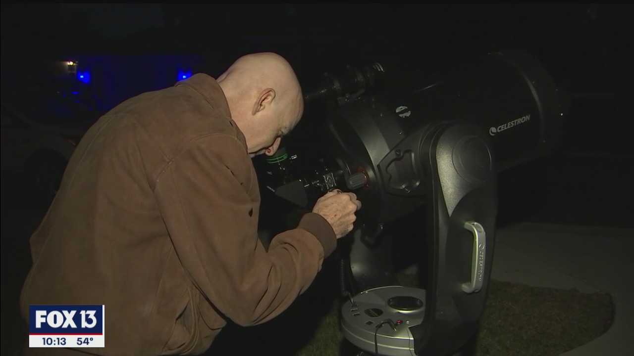 Telescopic view of great conjunction