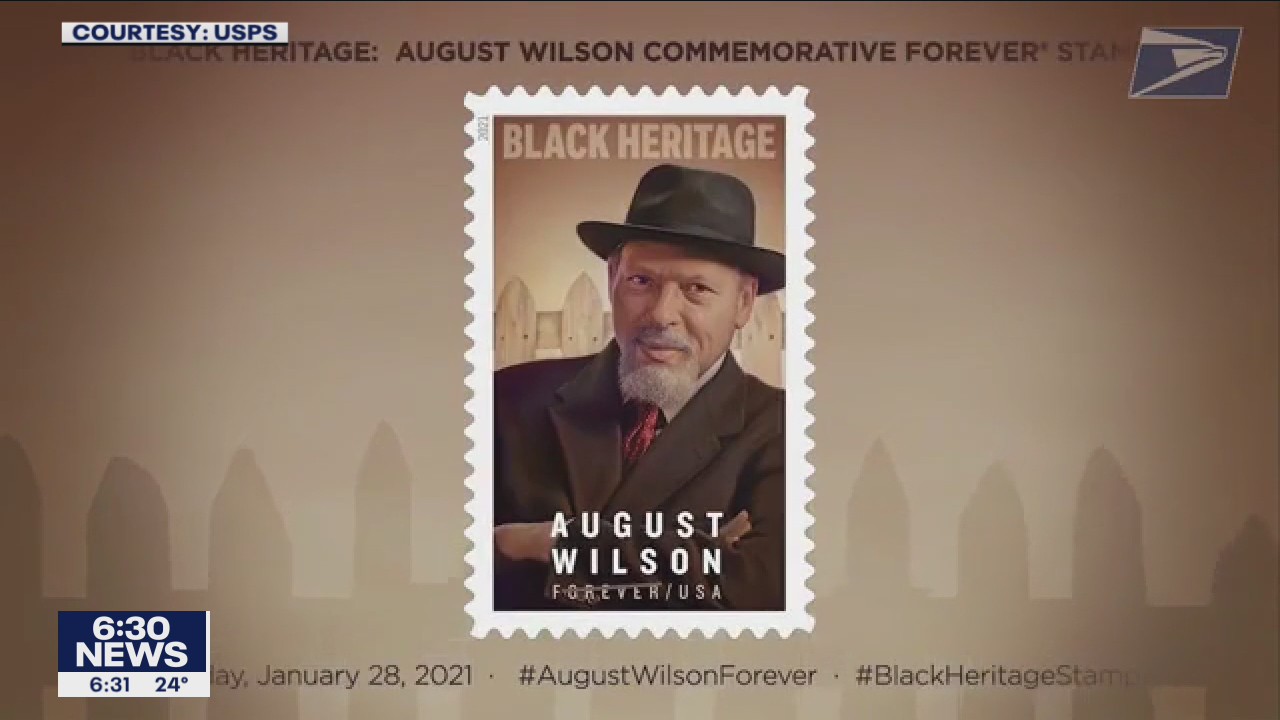 Black Heritage postage stamp honoring August Wilson now available