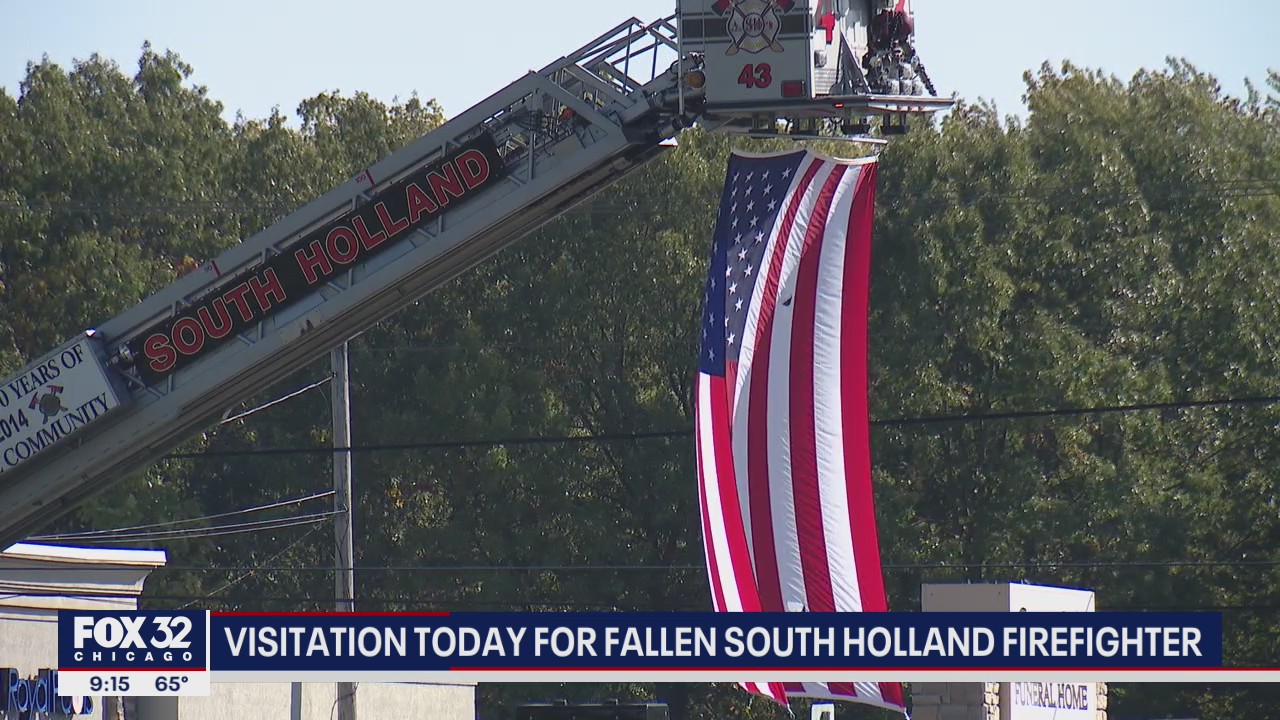 Community gathers to honor South Holland firefighter who died during training