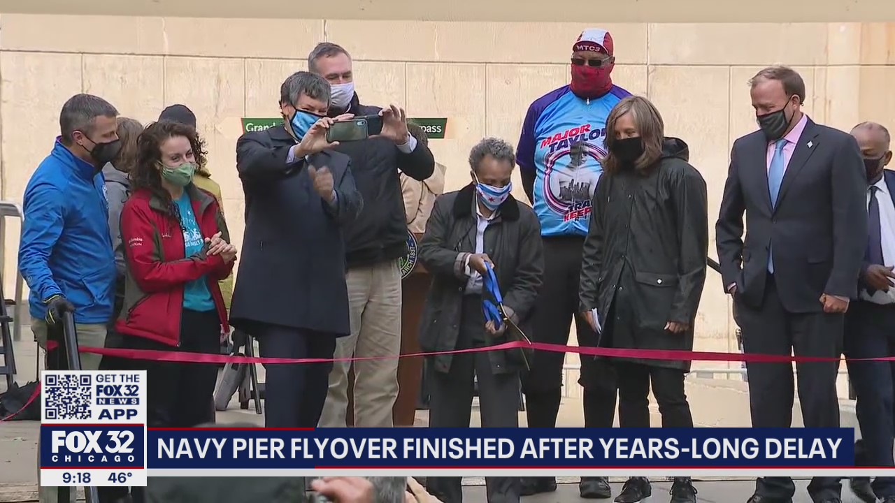 Navy Pier Flyover finished after delays