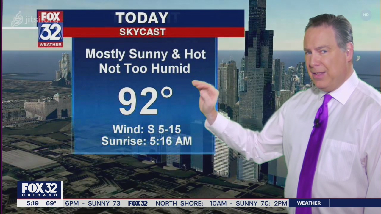 Morning weather forecast for Friday, June 19