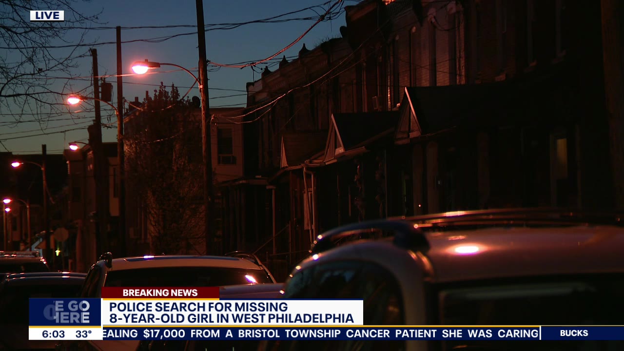 8-year-old girl reported missing from West Philadelphia, police say