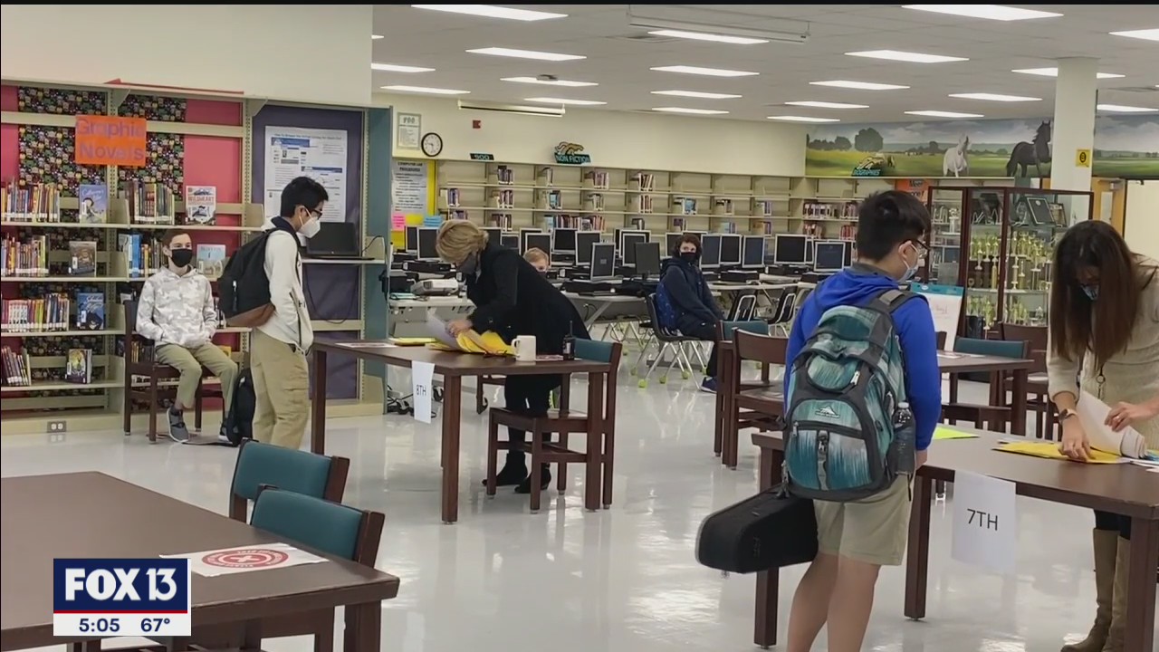 Pinellas, Hillsborough back in school