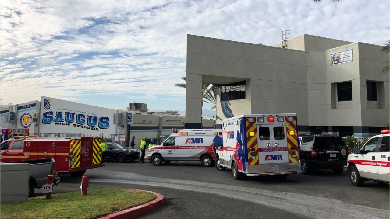 California school shooting leaves 2 teens dead, 3 injured, with suspect in 'grave condition,' authorities say