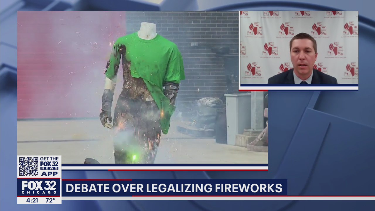 Debate over legalizing fireworks in Illinois