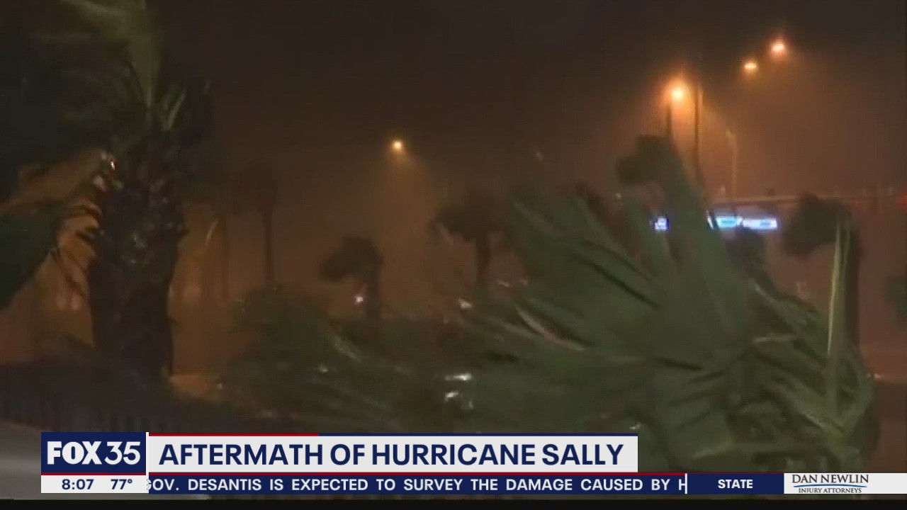 Aftermath of Hurricane Sally