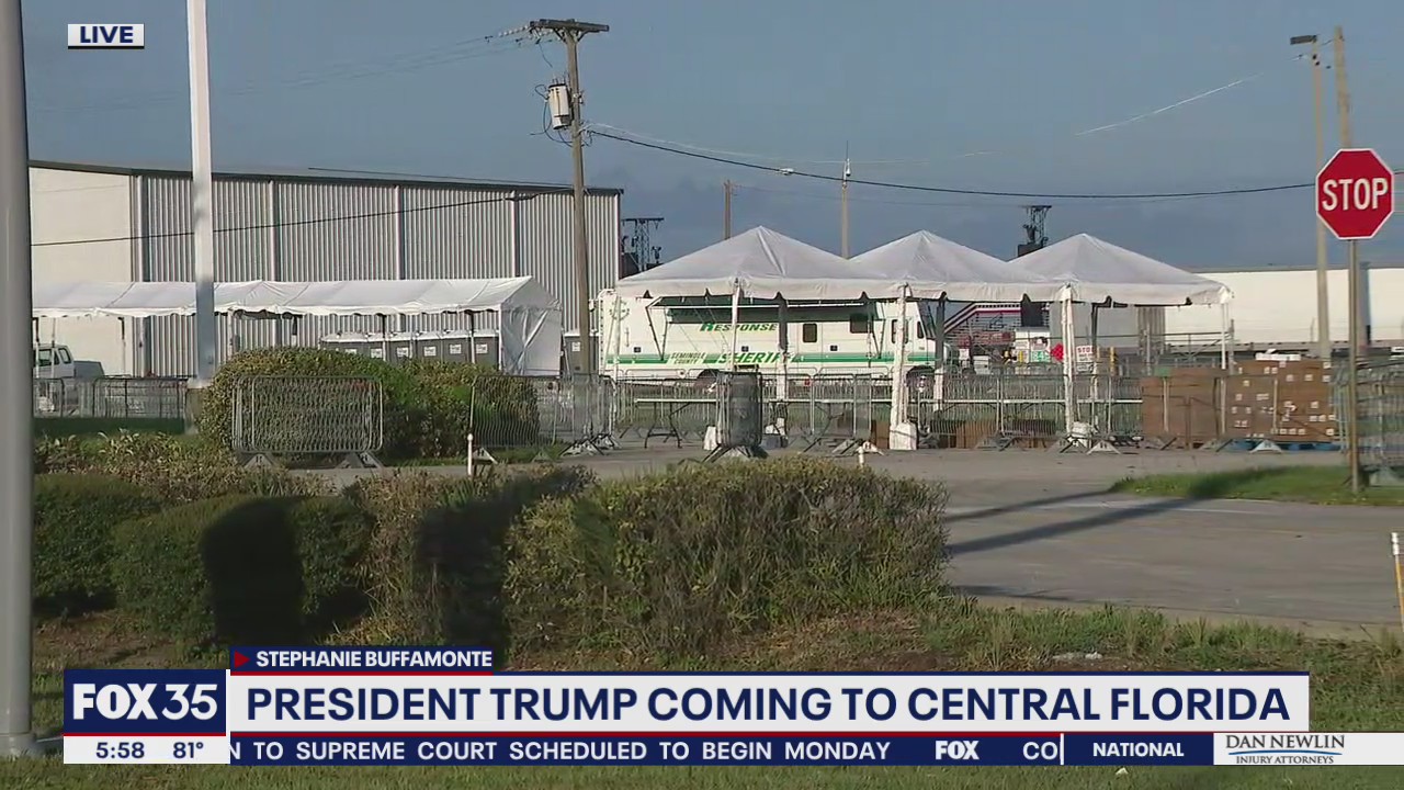 Sanford airport prepares for Pres. Trump rally