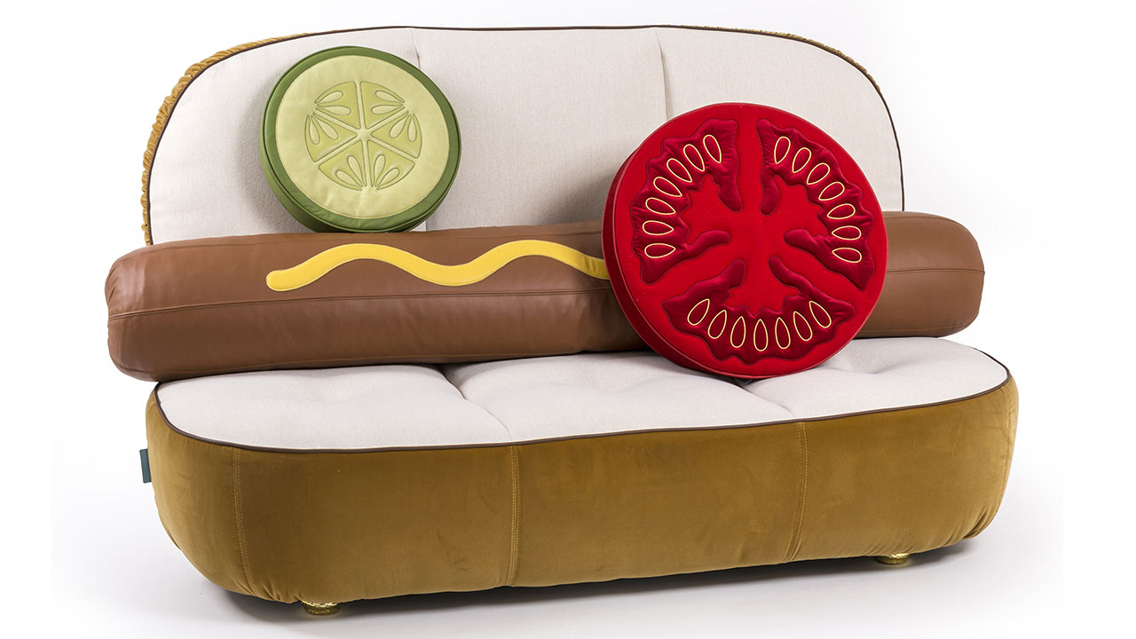 Get the hot dog couch of your dreams - or nightmares - for $7100