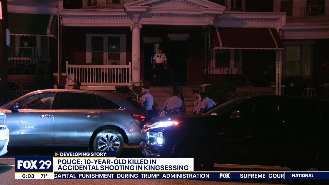 10-year-old girl dies in apparent accidental shooting in Southwest Philadelphia, police say