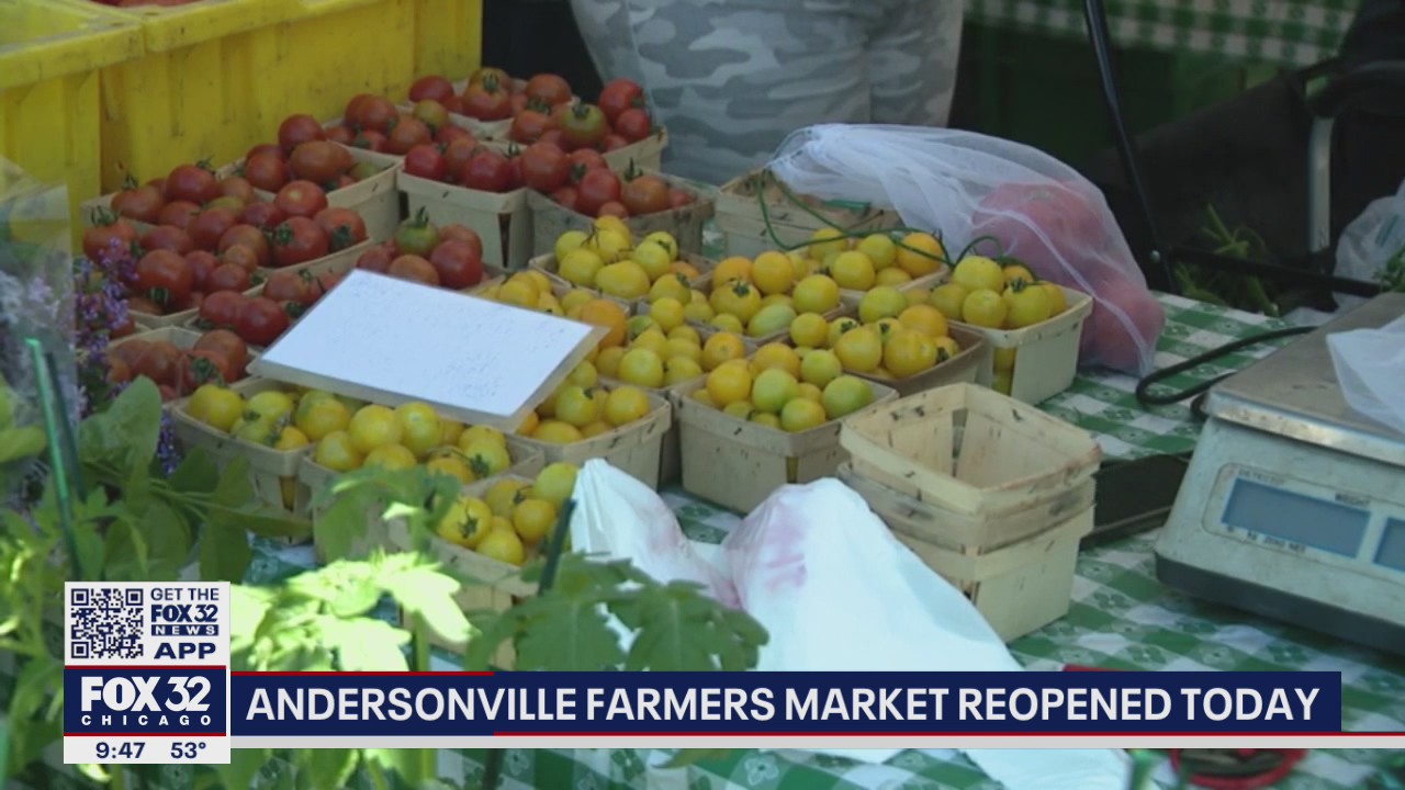 Andersonville farmers market reopened Wednesday