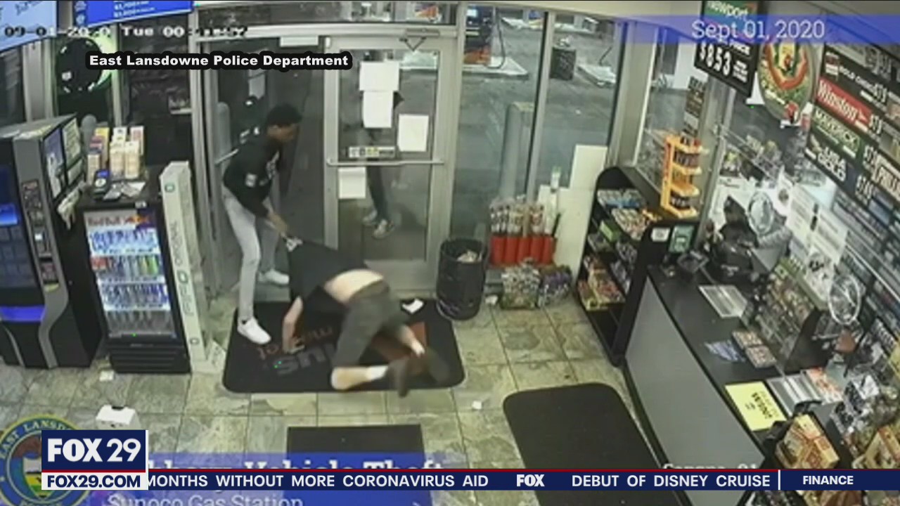 Police: Group attacked man at East Lansdowne gas station before stealing his car