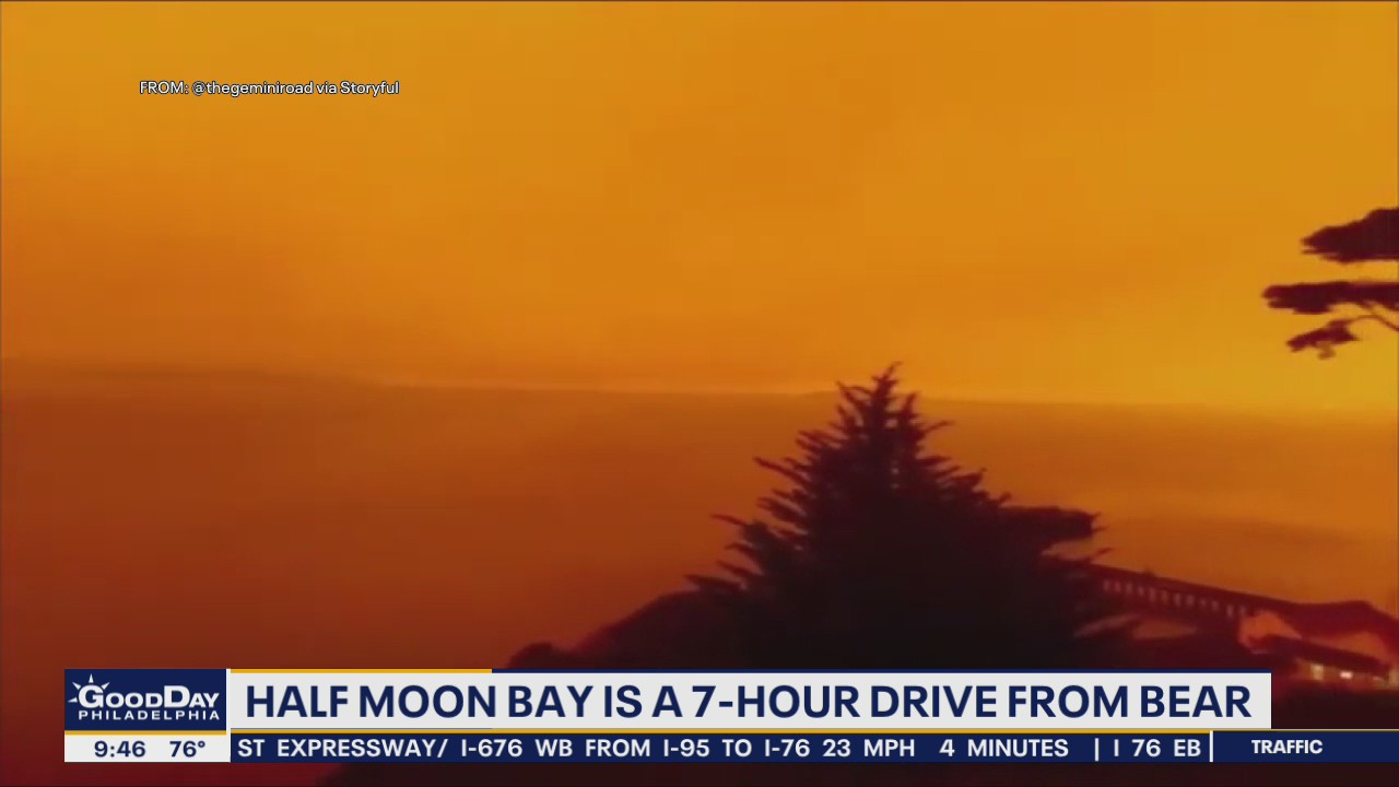 Mike's family shares experience as West Coast wildfires turn skies orange