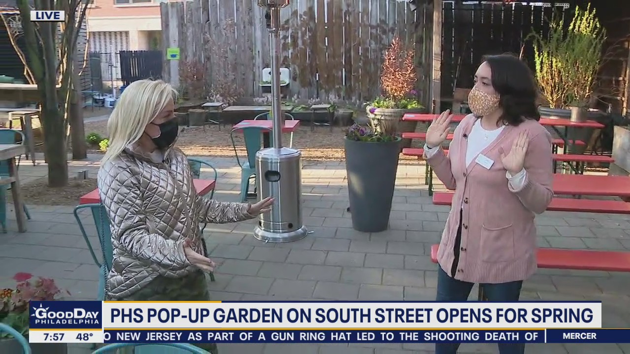 PHS Pop-up Garden on South Street opens for Spring