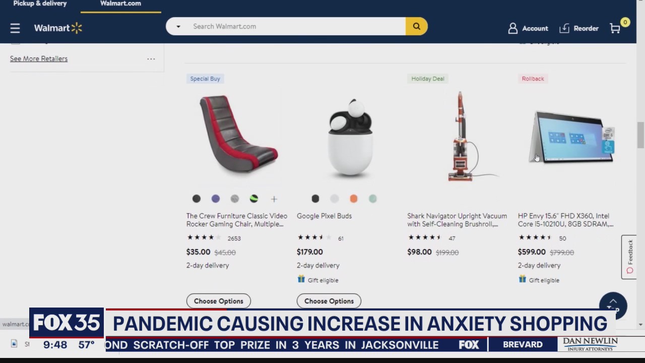 Pandemic causing increase in anxiety shopping