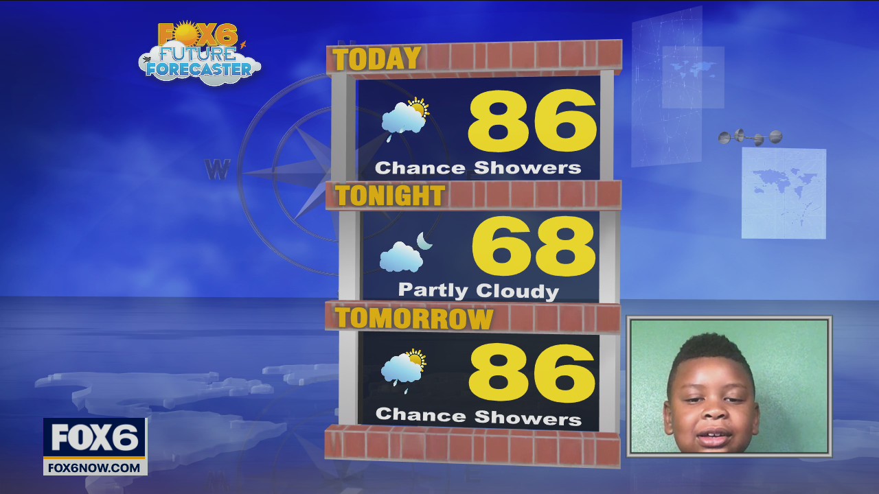 Jay helps with the weather