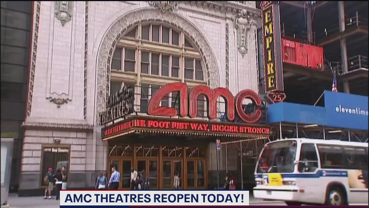 AMC theaters reopening today