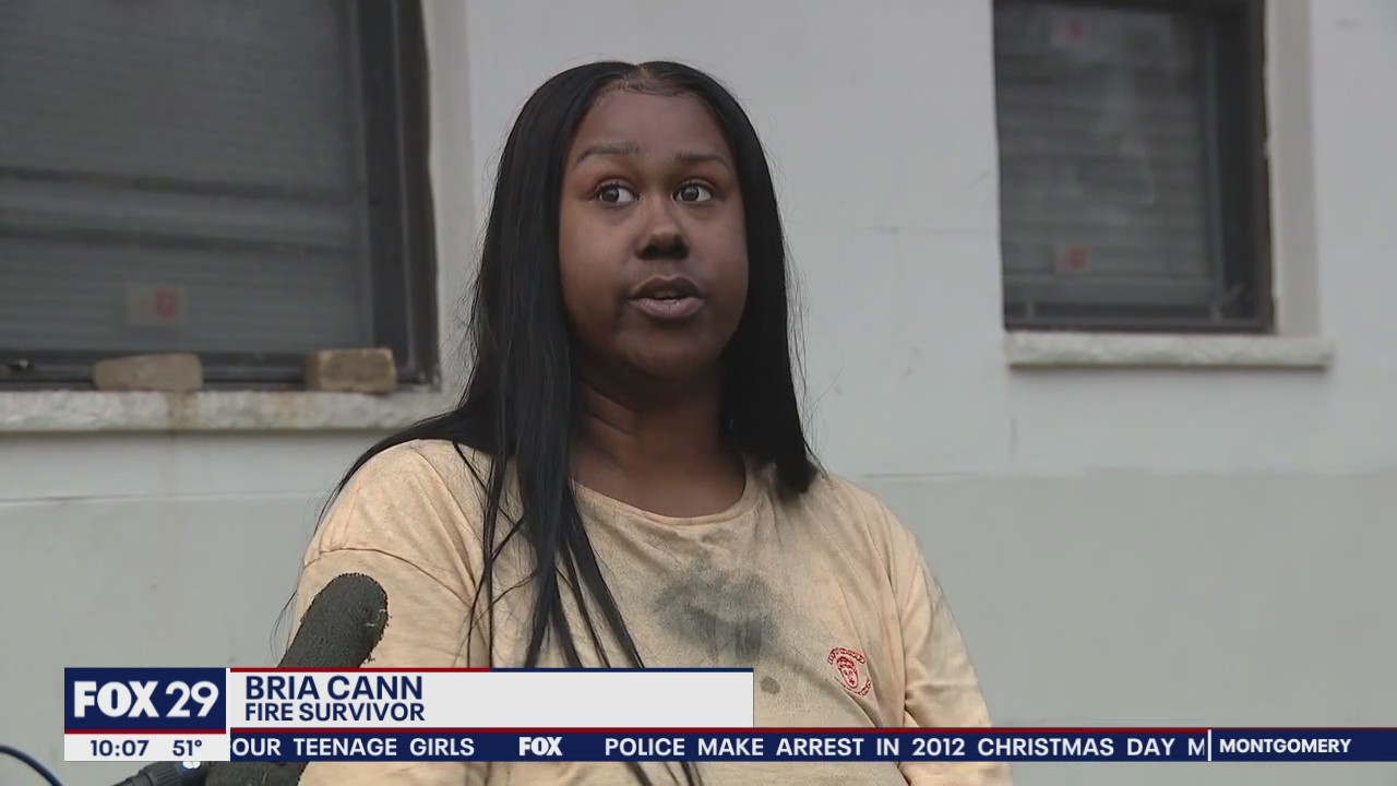 Mother forced to drop baby from third floor window to escape apartment fire
