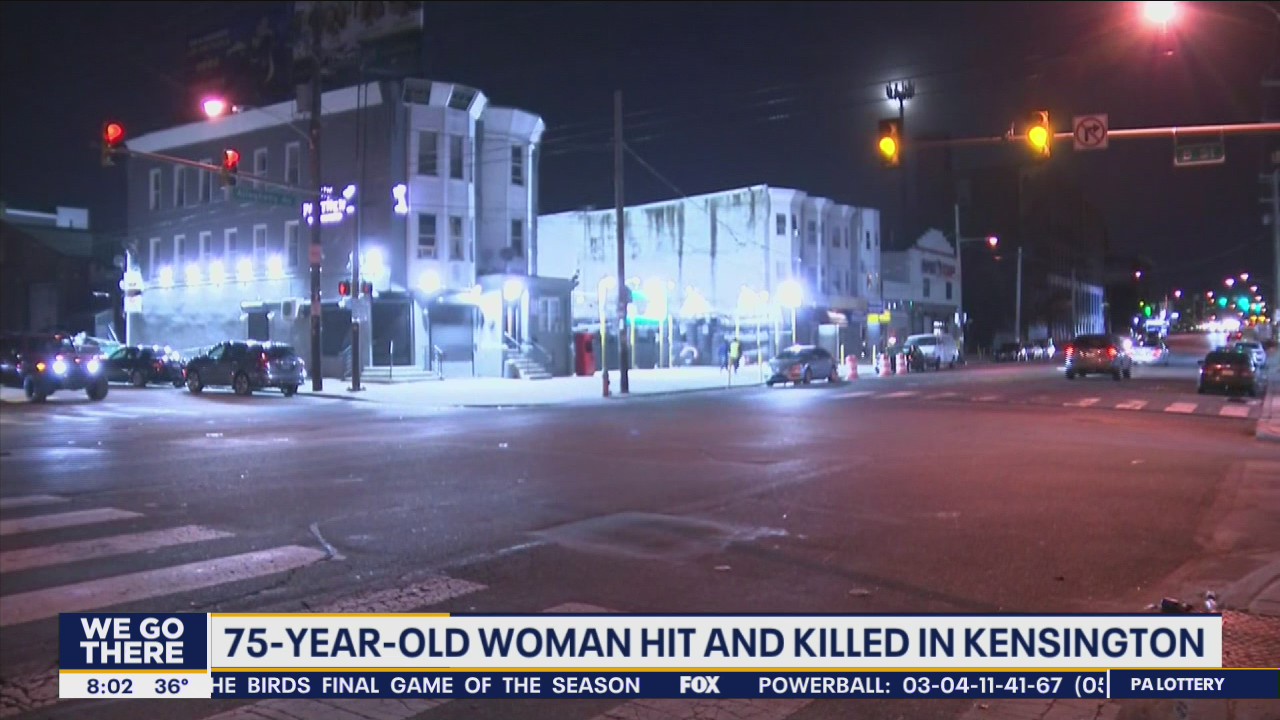 75-year-old woman hit by car, killed in Kensington