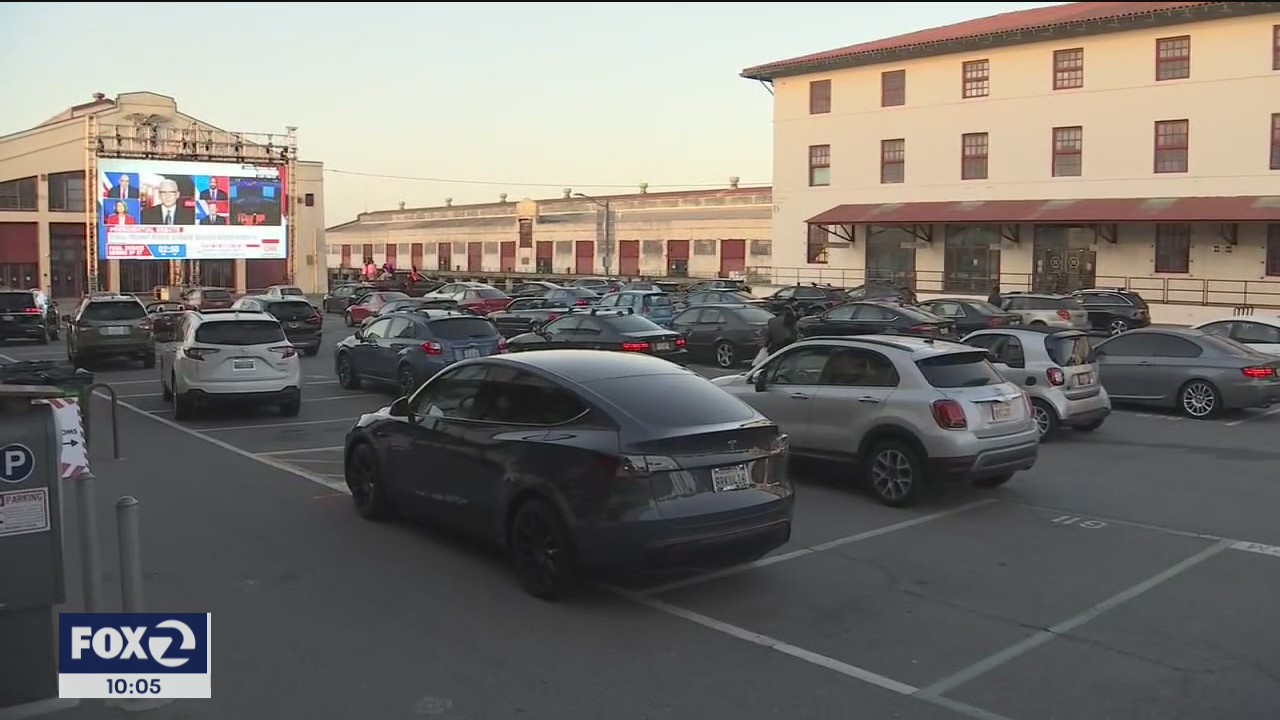 San Francisco's Fort Mason holds debate drive-in watch party