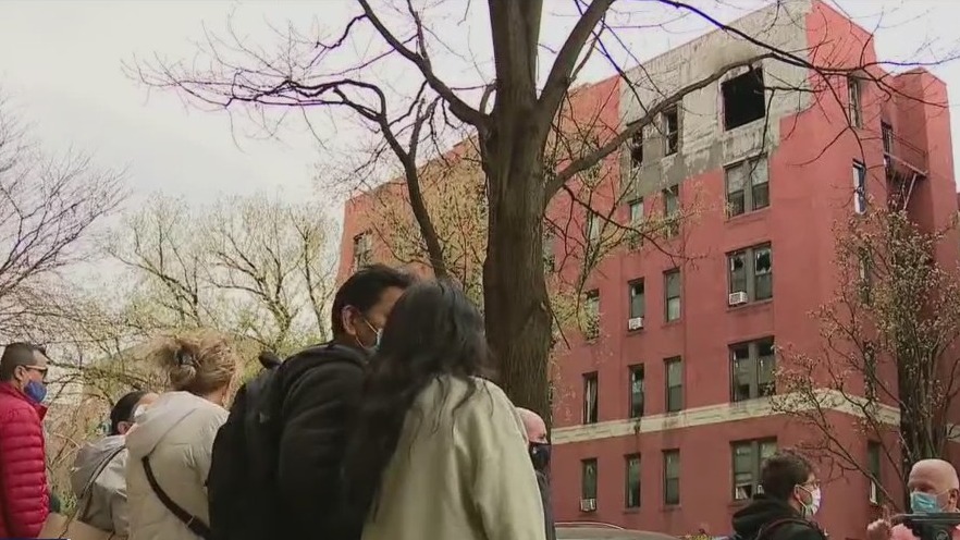Housing concerns for Queens fire victims