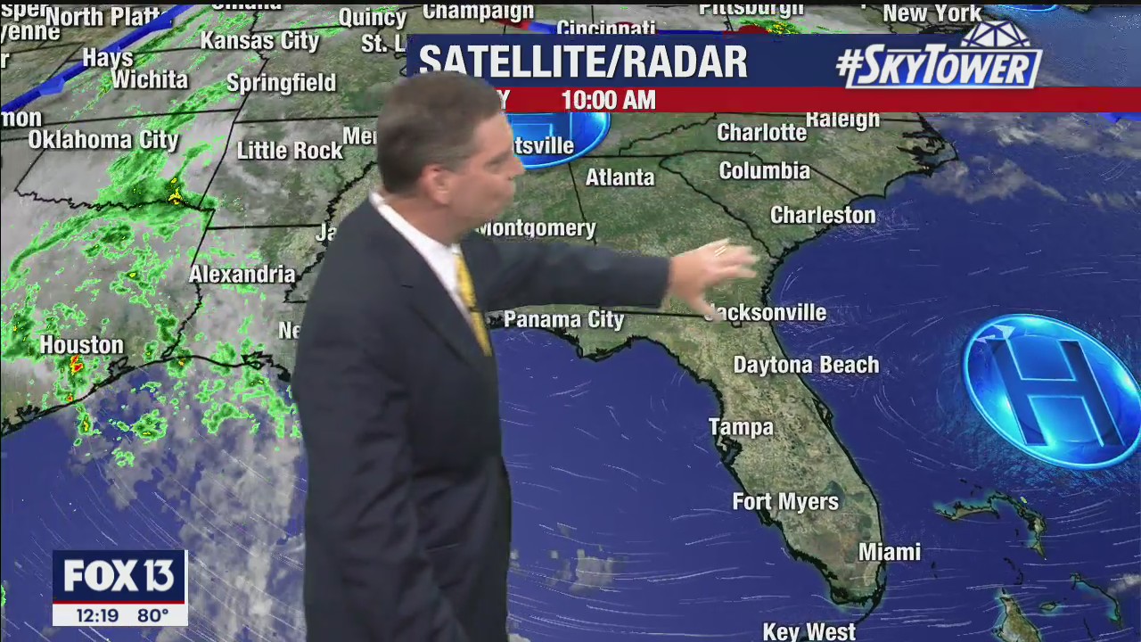 Monday afternoon forecast