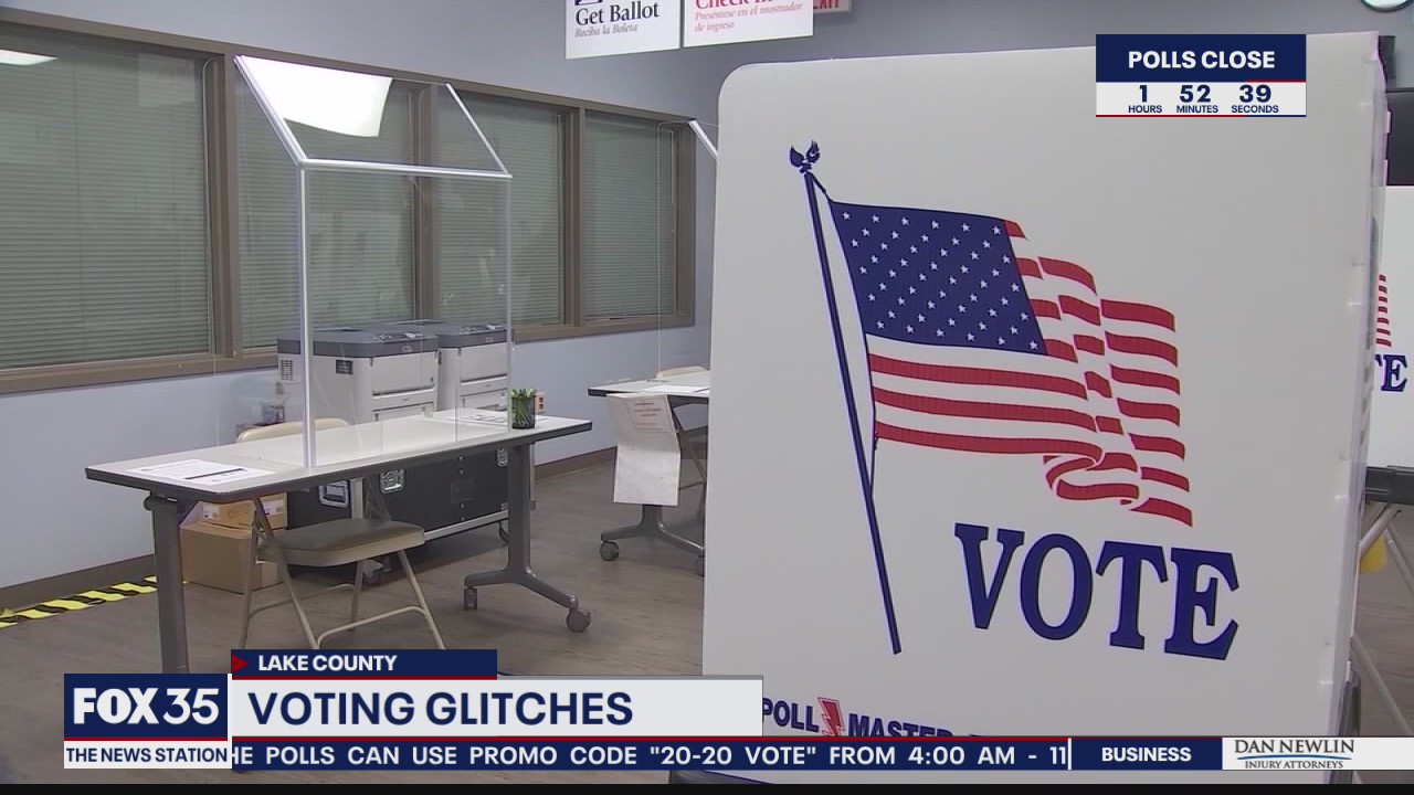 Voting glitches in Lake County