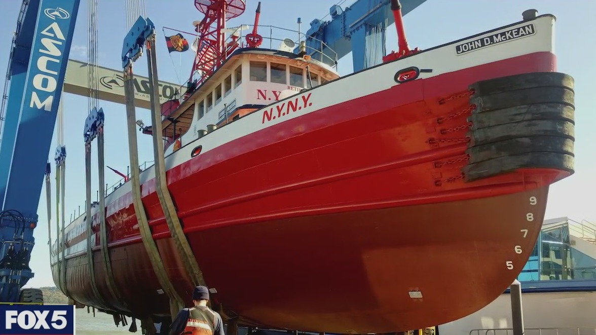 Retired fire boat now a floating museum
