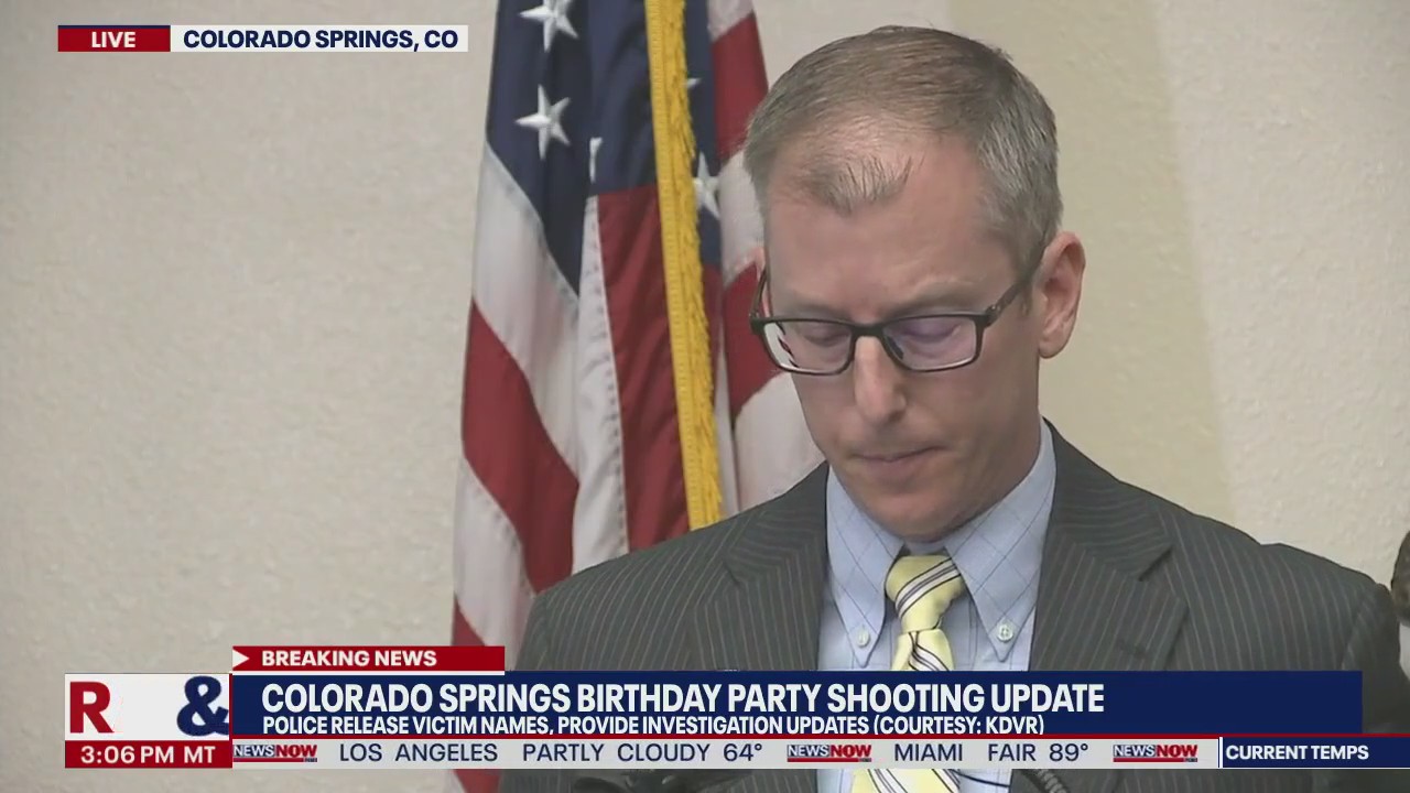 Colorado Springs update on birthday party mass shooting