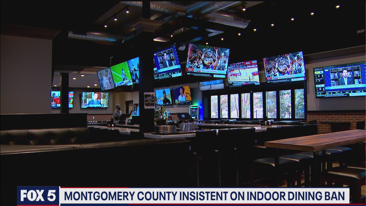 Montgomery County insistent on indoor dining ban