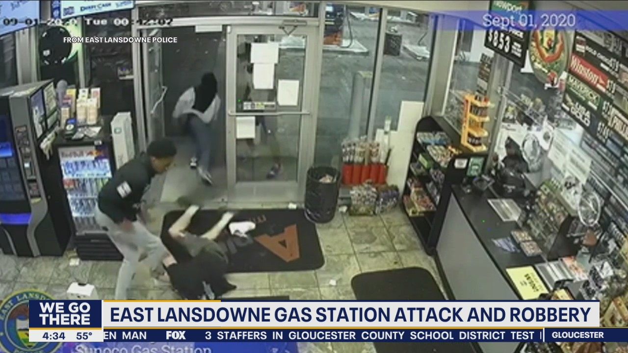 Police search for group who attacked, robbed man at East Lansdowne gas station