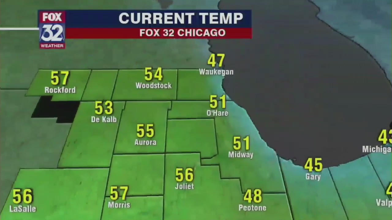 Afternoon forecast for Chicagoland on April 16th