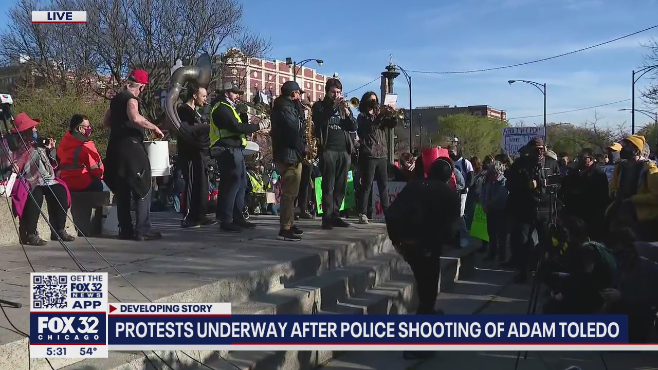 Protests underway after police shooting of Adam Toledo
