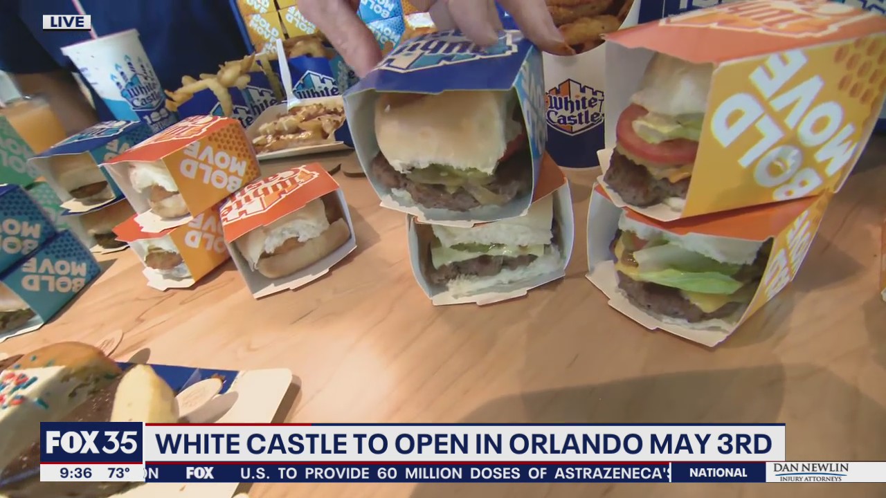 White Castle opens on May 3 in Orlando