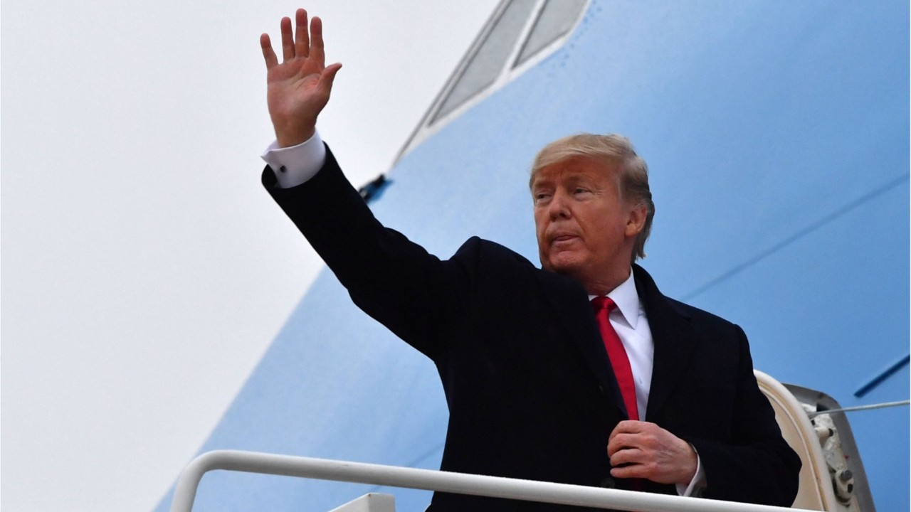 Trump bashes rival Democrats on Super Bowl Sunday