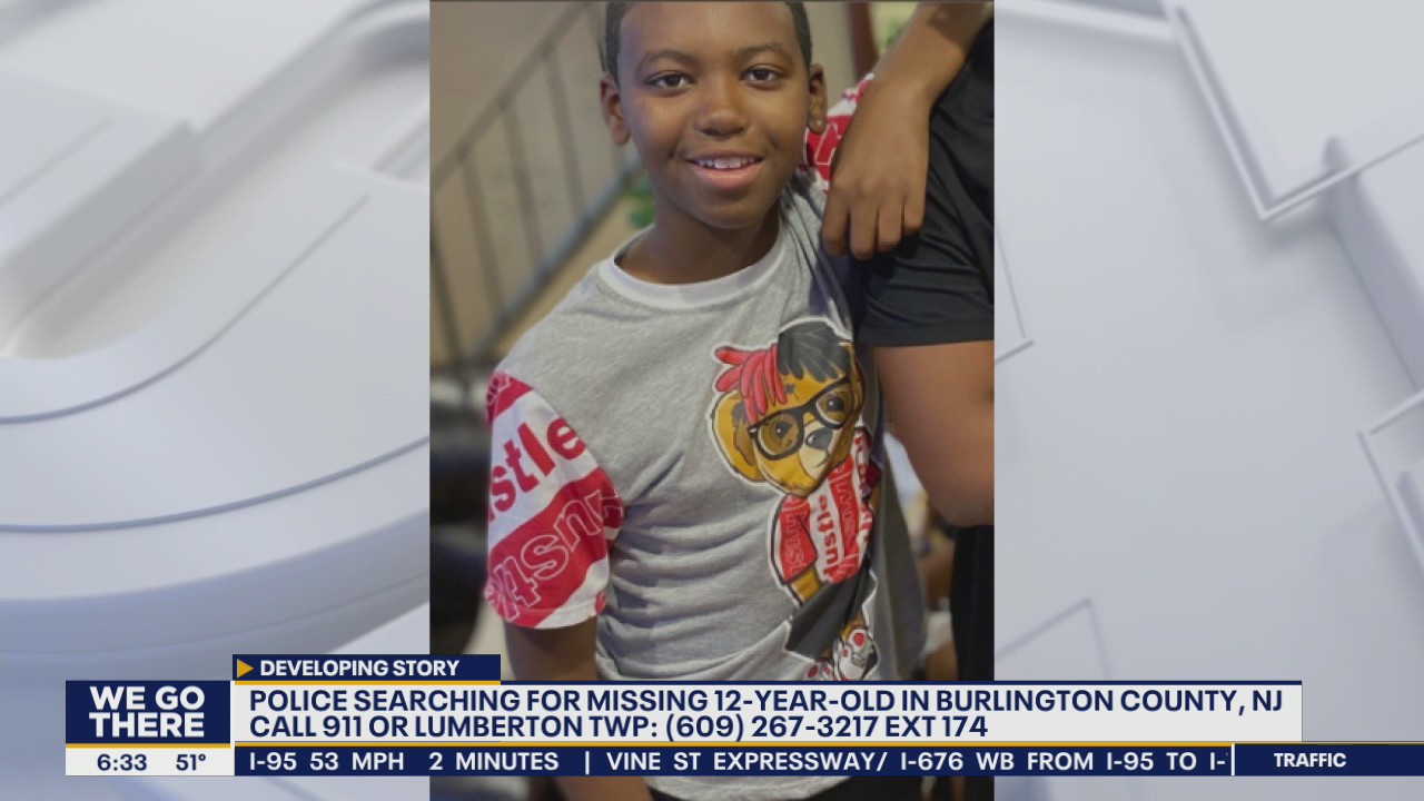 Lumberton Township police search for missing young boy