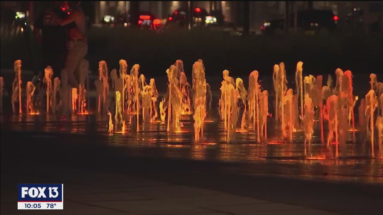 Orange lights shine for gun violence awareness