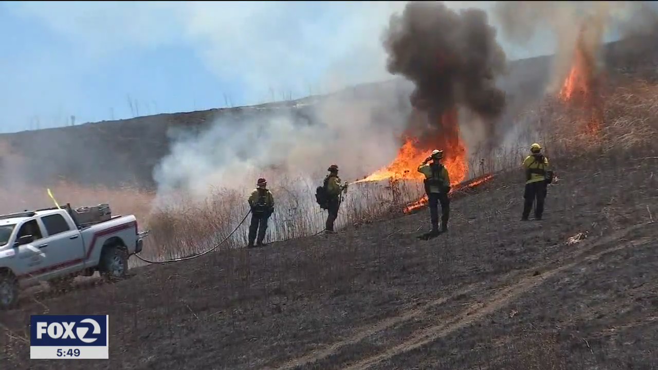 Controlled burn in East Bay tries to reduce wildfire risks