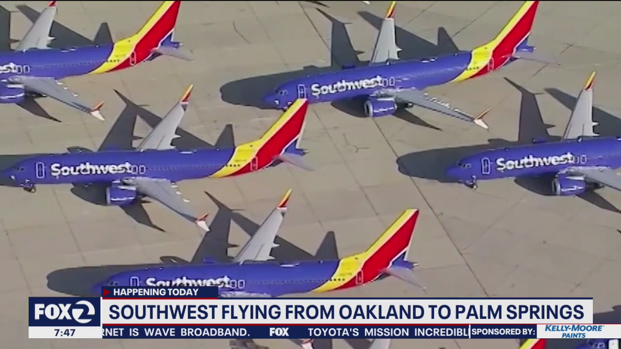 Southwest begins flights to Palm Springs
