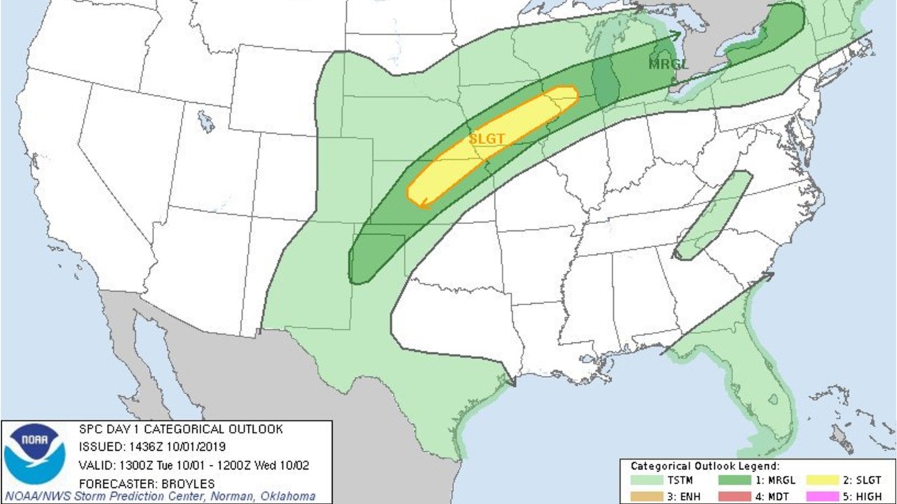 Slow-moving weather system prompts flood watch from Mexico to Michigan