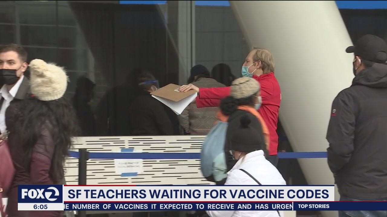 San Francisco teachers still waiting for vaccine access codes