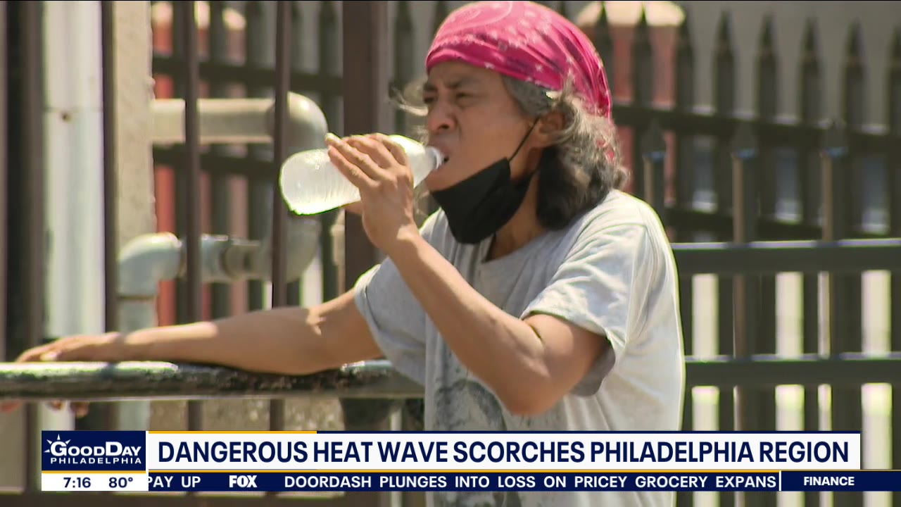 Dangerous heat continues to bake Delaware Valley