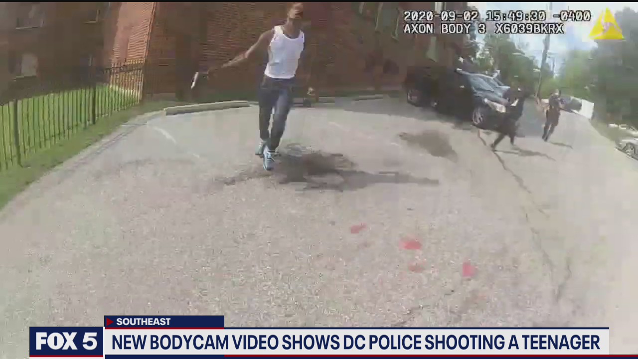New bodycam video shows DC Police shooting a teenager