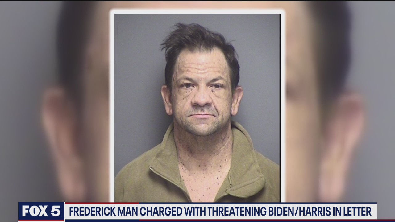 ‘We are the ones with those scary guns:’ Frederick man charged after threatening Biden, Harris in letter