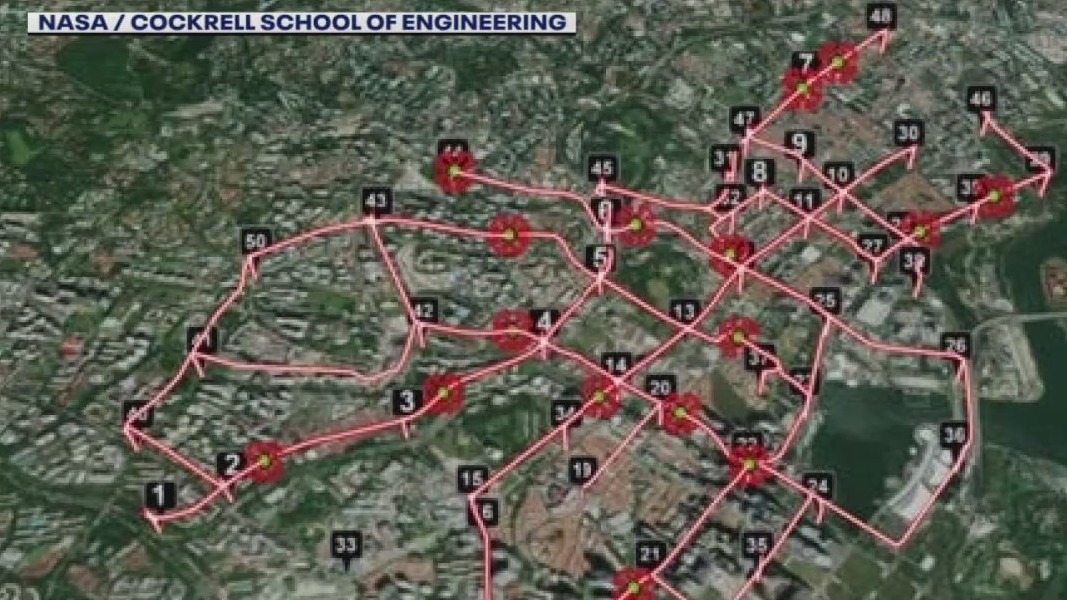 UT team working on drone project