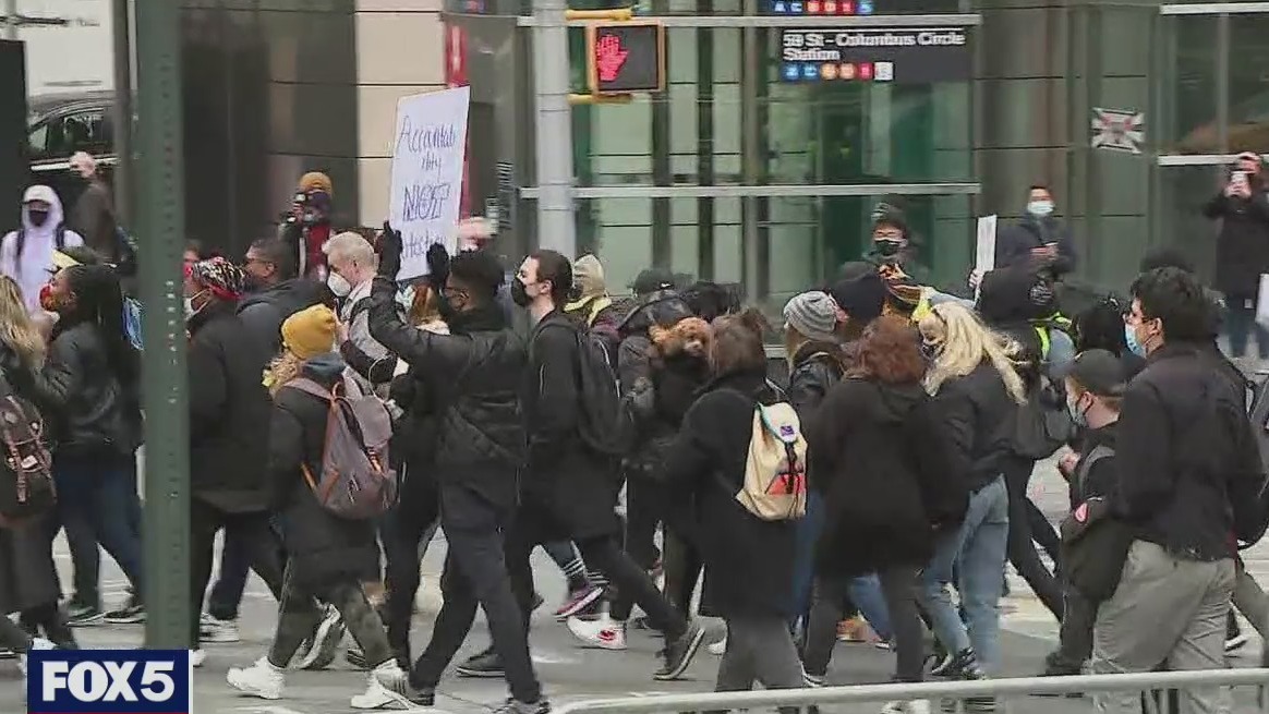 Protesting Broadway